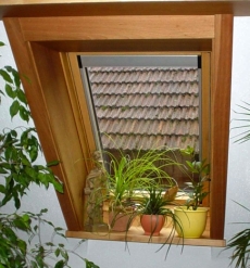 Dachfenster mit Holzverkleidung