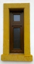 Schmales Holzfenster
