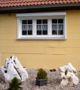 Fenster in einer Hausfassade