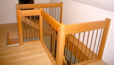 Treppengeländer aus Holz