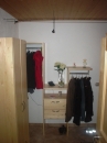 Garderobe in Fichte massiv, geöffnet