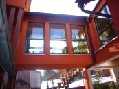 Fensterfront an einem Anbau